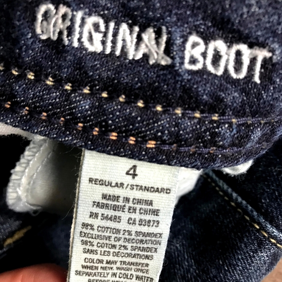 American Eagle Original Boot Stretch Jeans Size 4 - Picture 2 of 4